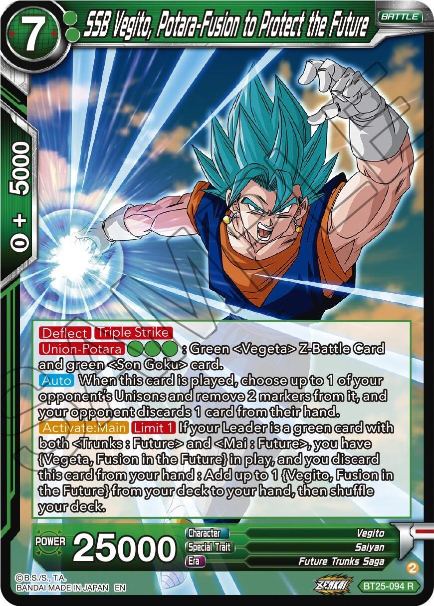 SSB Vegito, Potara-Fusion to Protect the Future (BT25-094) [Legend of the Dragon Balls] | Event Horizon Hobbies CA