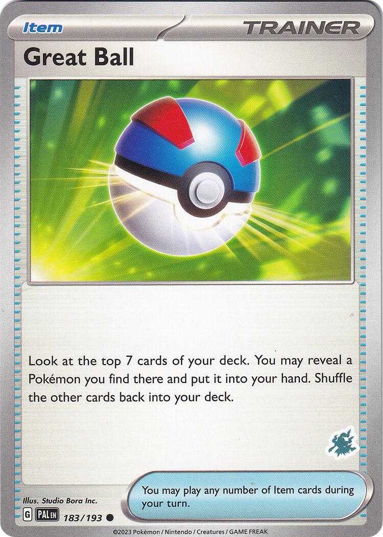 Great Ball (183/193) (Darkrai Deck) [Battle Academy 2024] | Event Horizon Hobbies CA