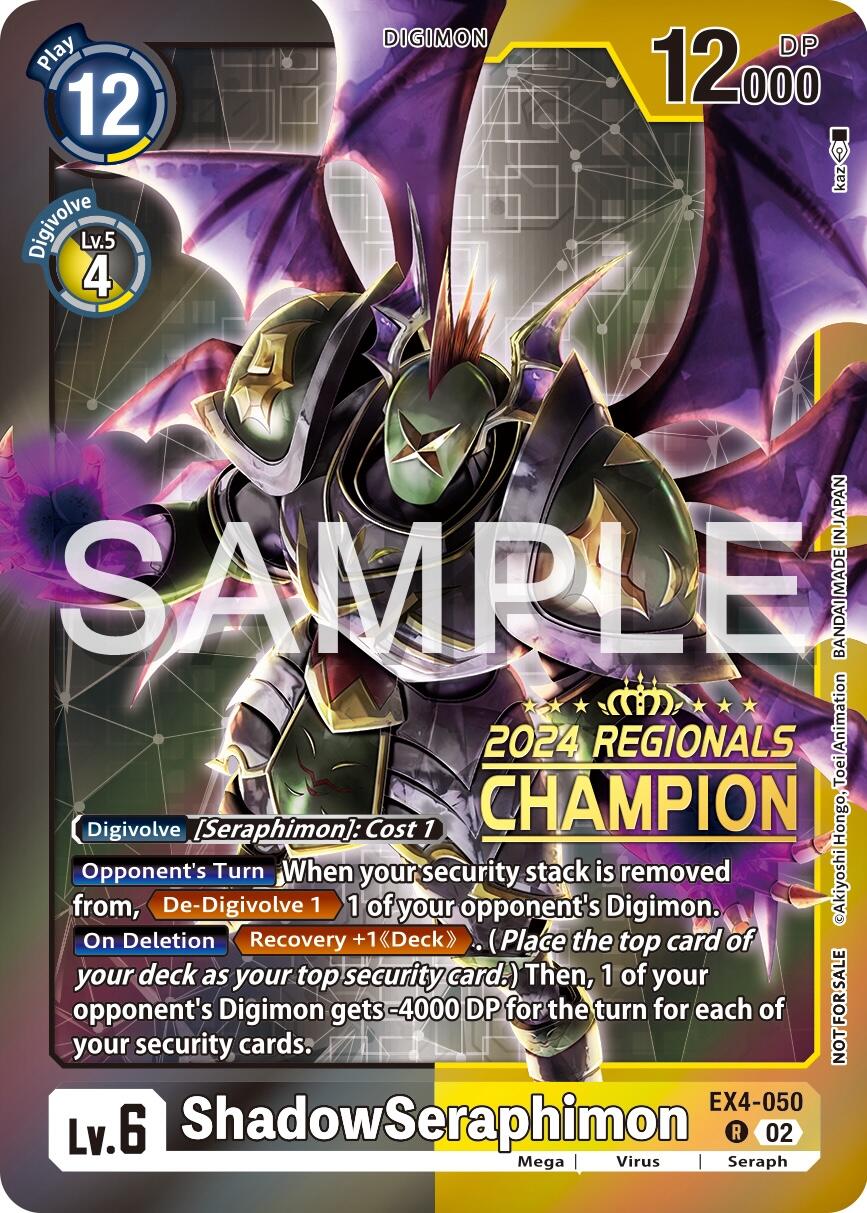 ShadowSeraphimon [EX4-050] (2024 Regionals Champion) [Alternative Being Booster] | Event Horizon Hobbies CA