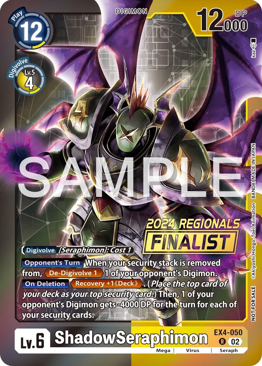 ShadowSeraphimon [EX4-050] (2024 Regionals Finalist) [Alternative Being Booster] | Event Horizon Hobbies CA