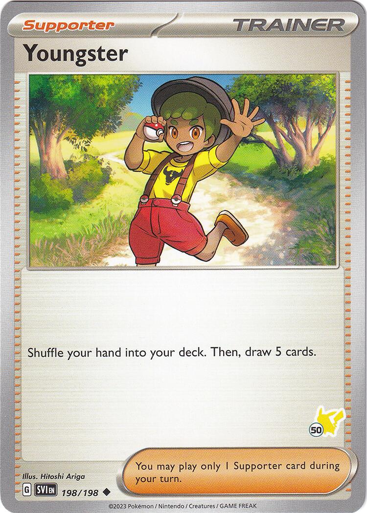 Youngster (198/198) (Pikachu Stamp #50) [Battle Academy 2024] | Event Horizon Hobbies CA