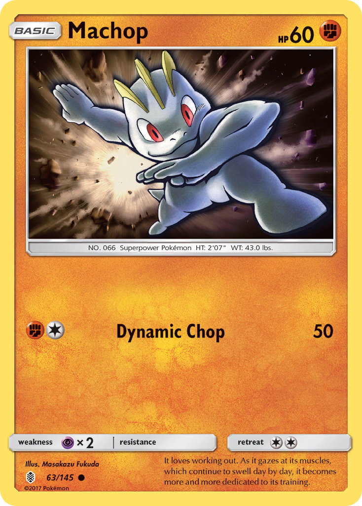 Machop (63/145) [Sun & Moon: Guardians Rising] | Event Horizon Hobbies CA