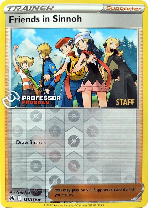 Friends in Sinnoh (131/159) (2023 Staff) [Professor Program Promos] | Event Horizon Hobbies CA