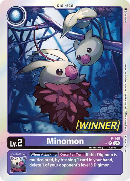 Minomon [P-149] (Store Tournament 2024 Jul. – Sep. Winner Pack) [Promotional Cards] | Event Horizon Hobbies CA