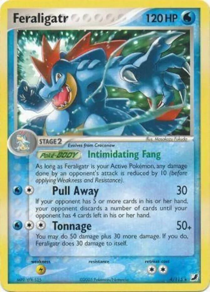 Feraligatr (4/115) (Theme Deck Exclusives) [EX: Unseen Forces] | Event Horizon Hobbies CA