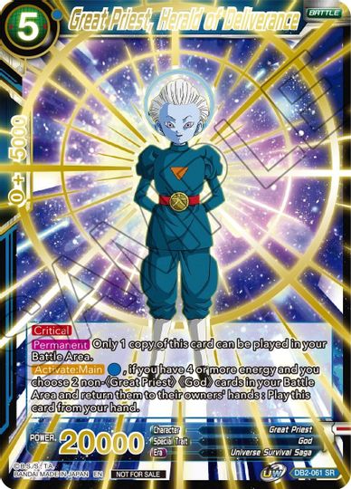 Great Priest, Herald of Deliverance (Alternate Art) (DB2-061) [Tournament Promotion Cards] | Event Horizon Hobbies CA