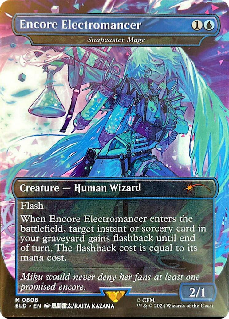 Encore Electromancer - Snapcaster Mage (Rainbow Foil) [Secret Lair Drop Series] | Event Horizon Hobbies CA