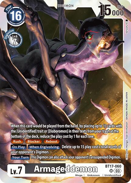 Armageddemon [BT17-060] [Secret Crisis] | Event Horizon Hobbies CA