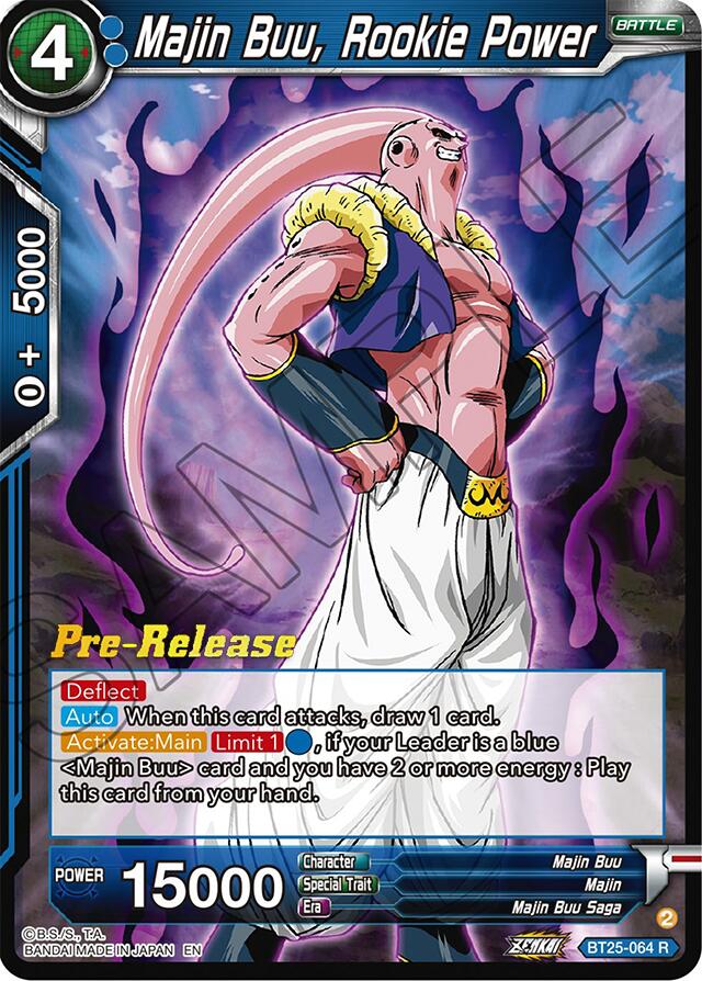 Majin Buu, Rookie Power (BT25-064) [Legend of the Dragon Balls Prerelease Promos] | Event Horizon Hobbies CA