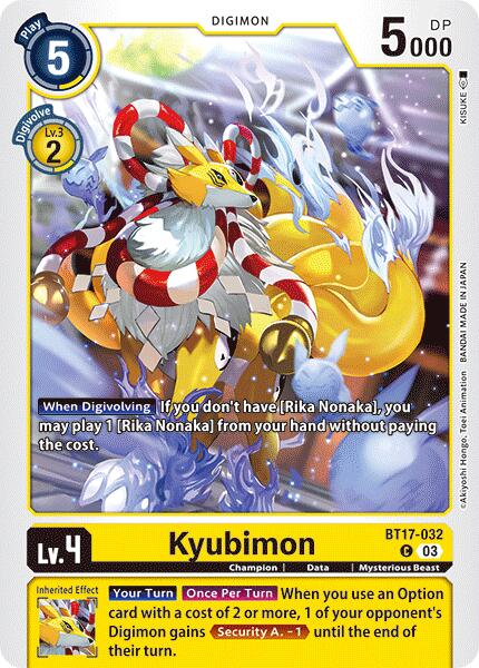 Kyubimon [BT17-032] [Secret Crisis] | Event Horizon Hobbies CA