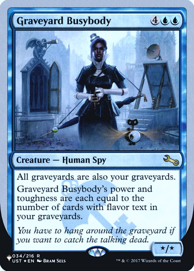 Graveyard Busybody (Unfinity Foil Edition) [The List] | Event Horizon Hobbies CA