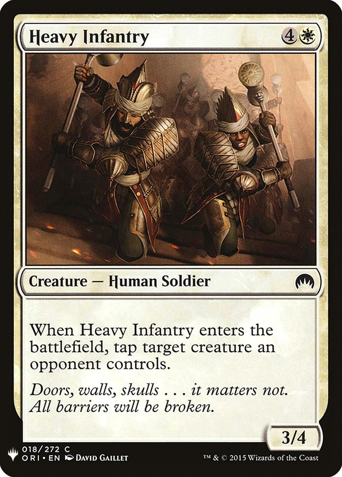 Heavy Infantry [Mystery Booster] | Event Horizon Hobbies CA