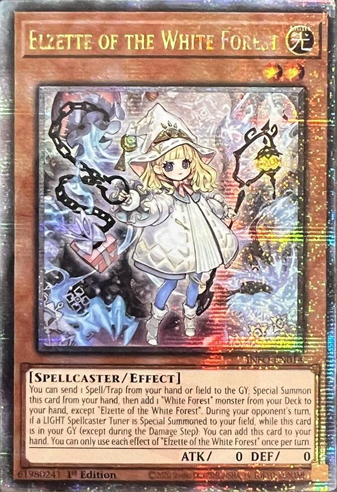 Elzette of the White Forest (Quarter Century Secret Rare) [INFO-EN014] Quarter Century Secret Rare | Event Horizon Hobbies CA