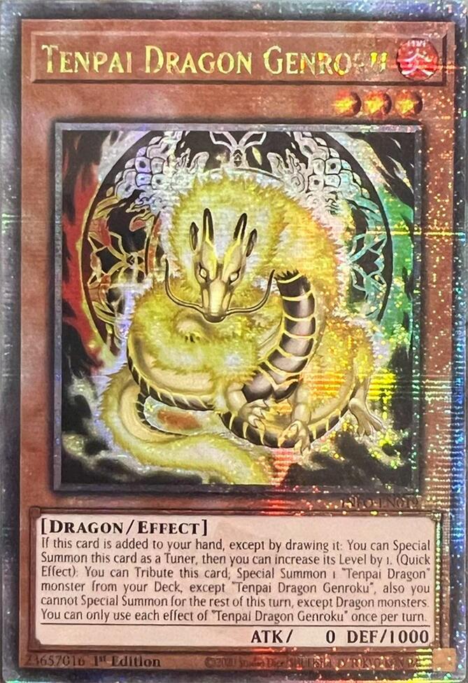 Tenpai Dragon Genroku (Quarter Century Secret Rare) [INFO-EN019] Quarter Century Secret Rare | Event Horizon Hobbies CA