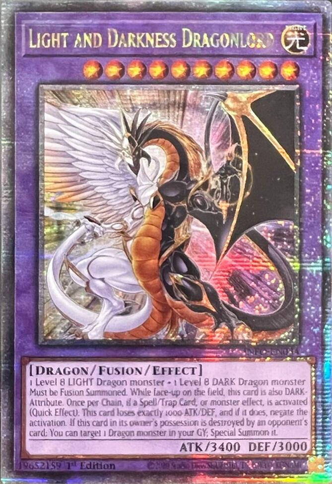 Light and Darkness Dragonlord (Quarter Century Secret Rare) [INFO-EN034] Quarter Century Secret Rare | Event Horizon Hobbies CA