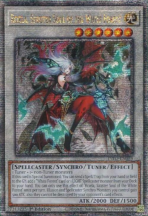 Rciela, Sinister Soul of the White Forest (Quarter Century Secret Rare) [INFO-EN039] Quarter Century Secret Rare | Event Horizon Hobbies CA