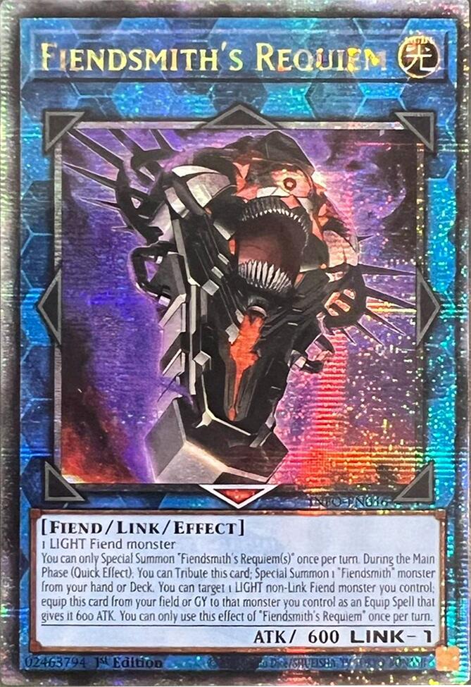 Fiendsmith's Requiem (Quarter Century Secret Rare) [INFO-EN046] Quarter Century Secret Rare | Event Horizon Hobbies CA