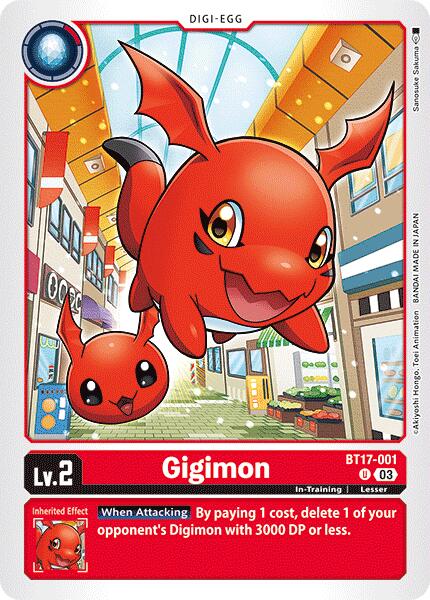 Gigimon [BT17-001] [Secret Crisis] | Event Horizon Hobbies CA