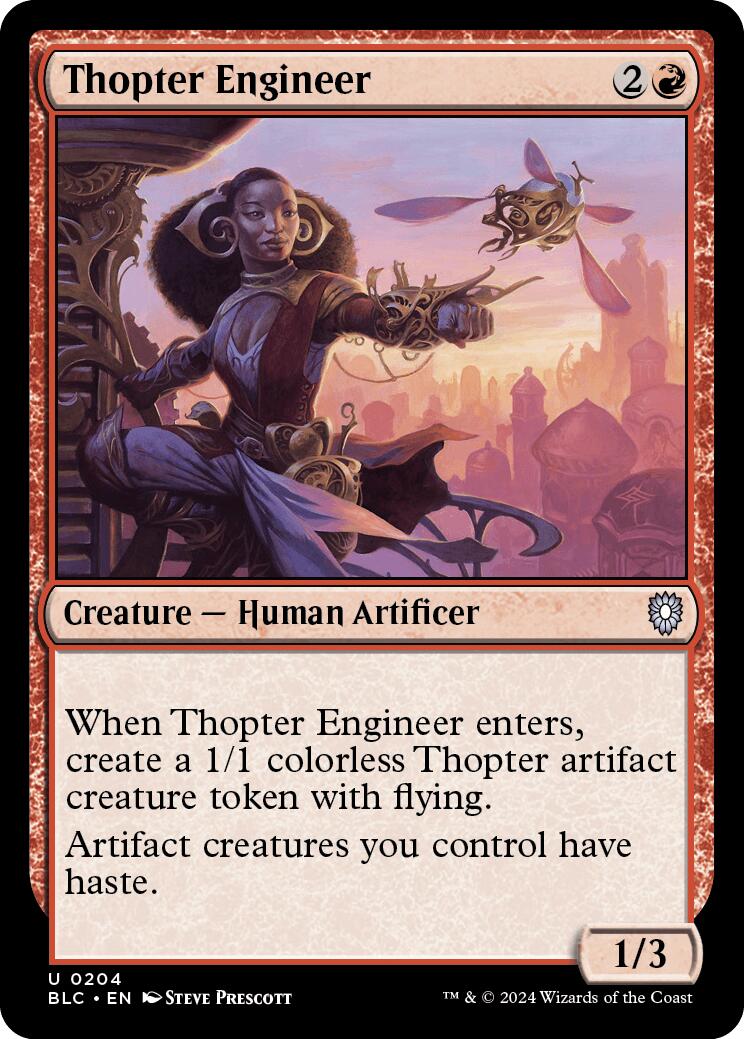 Thopter Engineer [Bloomburrow Commander] | Event Horizon Hobbies CA