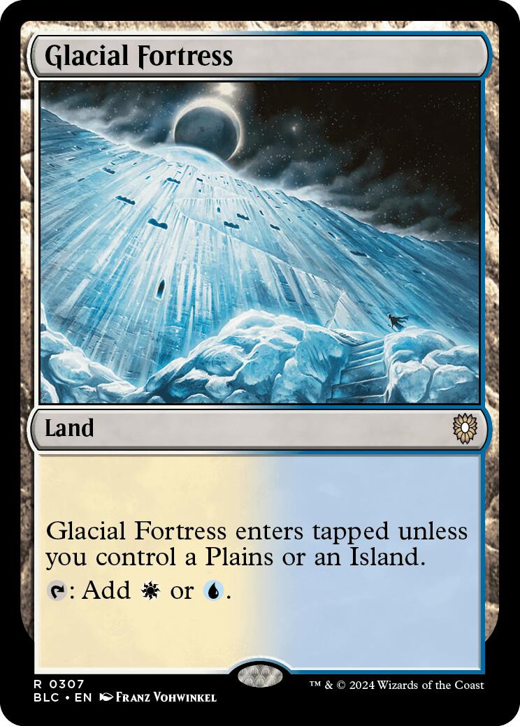 Glacial Fortress [Bloomburrow Commander] | Event Horizon Hobbies CA