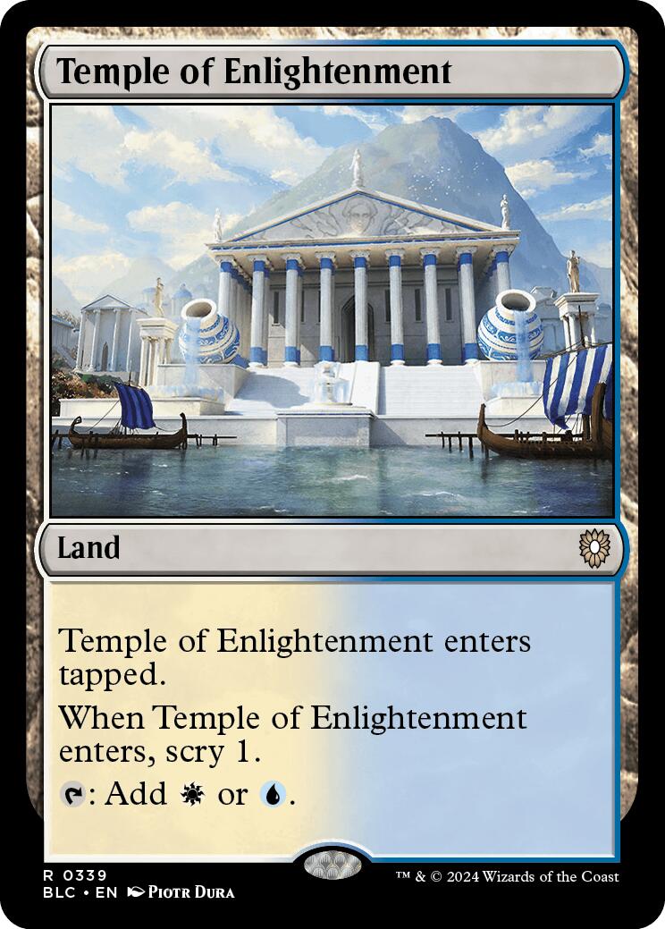 Temple of Enlightenment [Bloomburrow Commander] | Event Horizon Hobbies CA