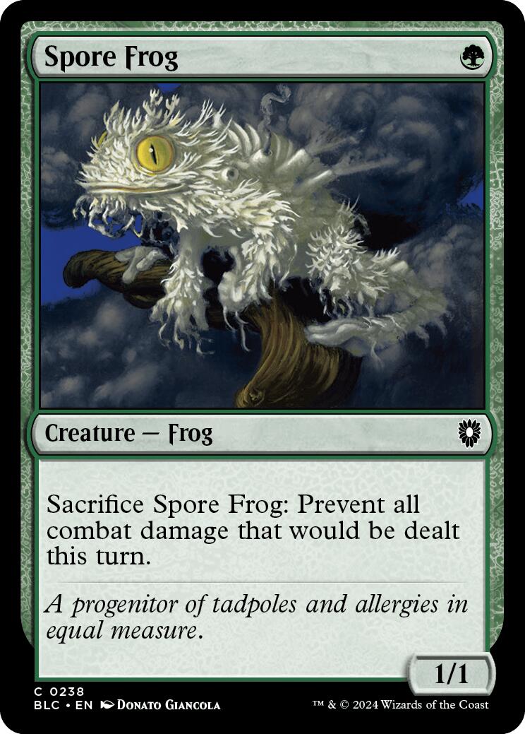 Spore Frog [Bloomburrow Commander] | Event Horizon Hobbies CA