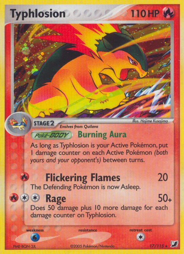 Typhlosion(17/115) (Theme Deck Exclusive) [EX: Unseen Forces] | Event Horizon Hobbies CA