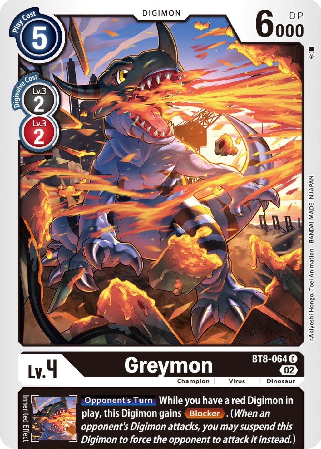 Greymon [BT8-064] (Winner Pack Dimensional Phase) [New Awakening Promos] | Event Horizon Hobbies CA