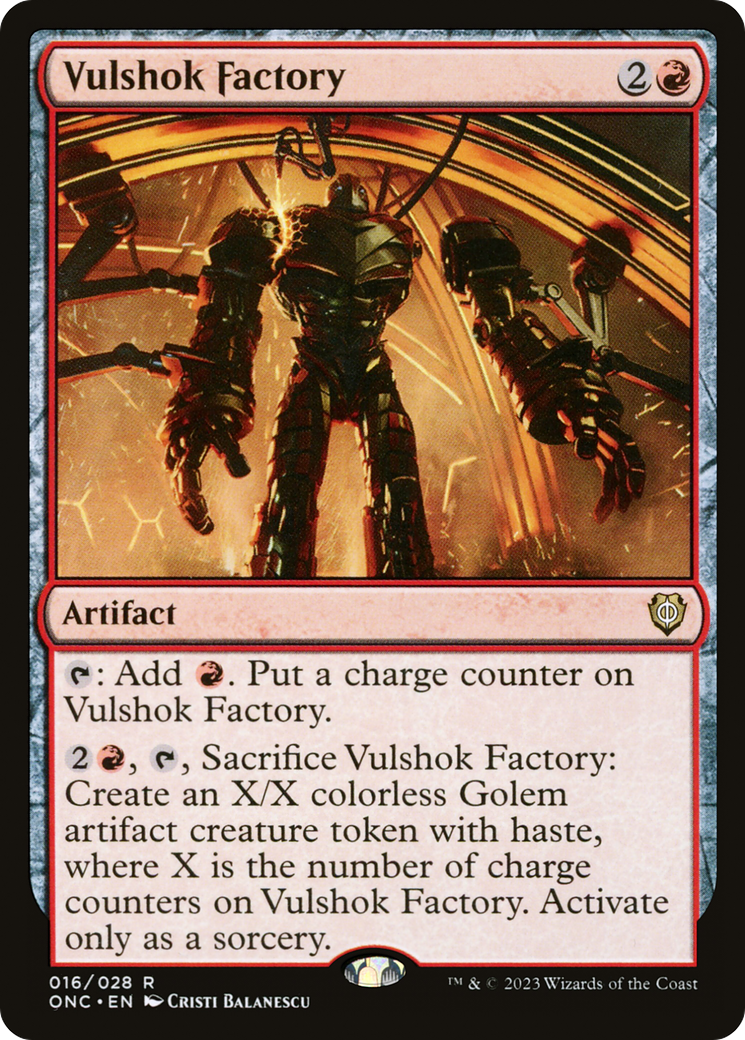 Vulshok Factory [Phyrexia: All Will Be One Commander] | Event Horizon Hobbies CA