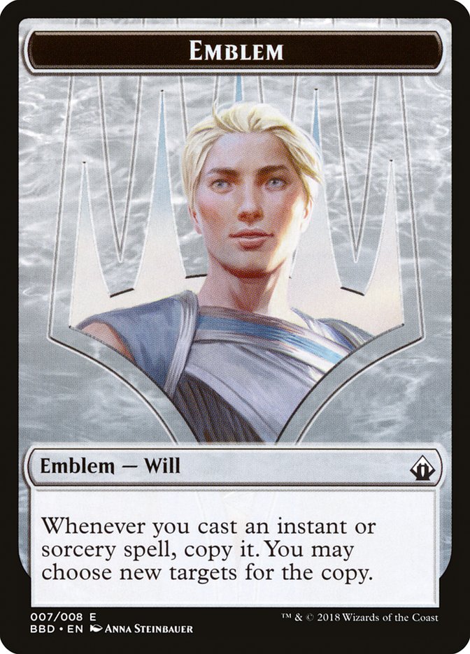 Will Kenrith Emblem [Battlebond Tokens] | Event Horizon Hobbies CA