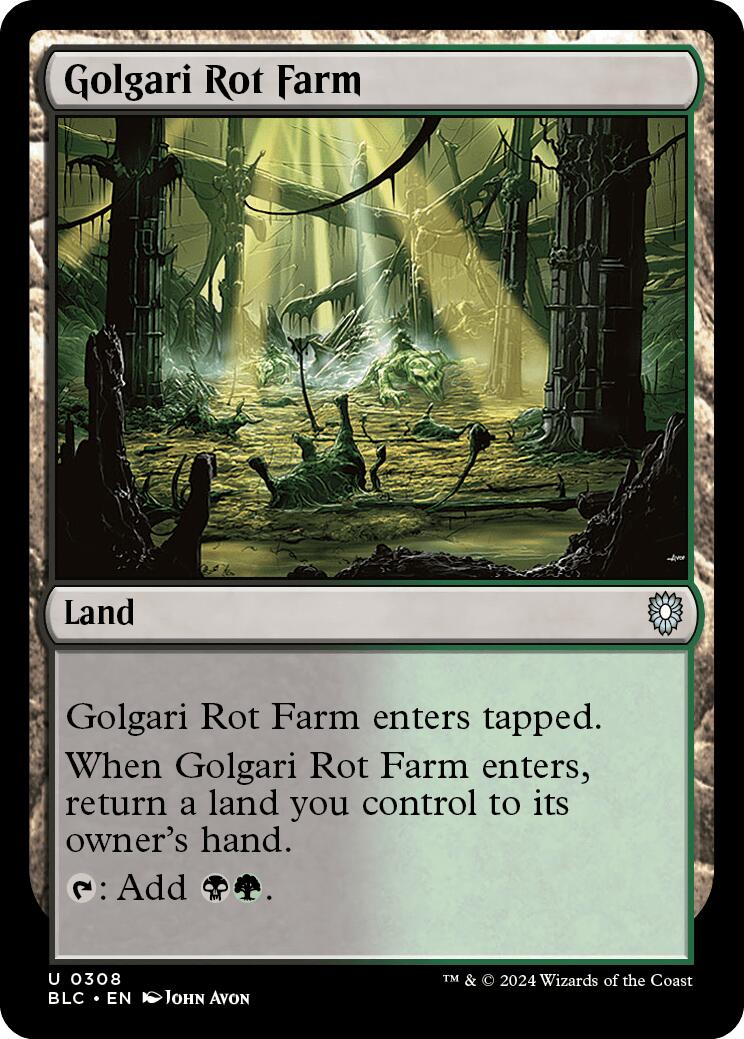 Golgari Rot Farm [Bloomburrow Commander] | Event Horizon Hobbies CA