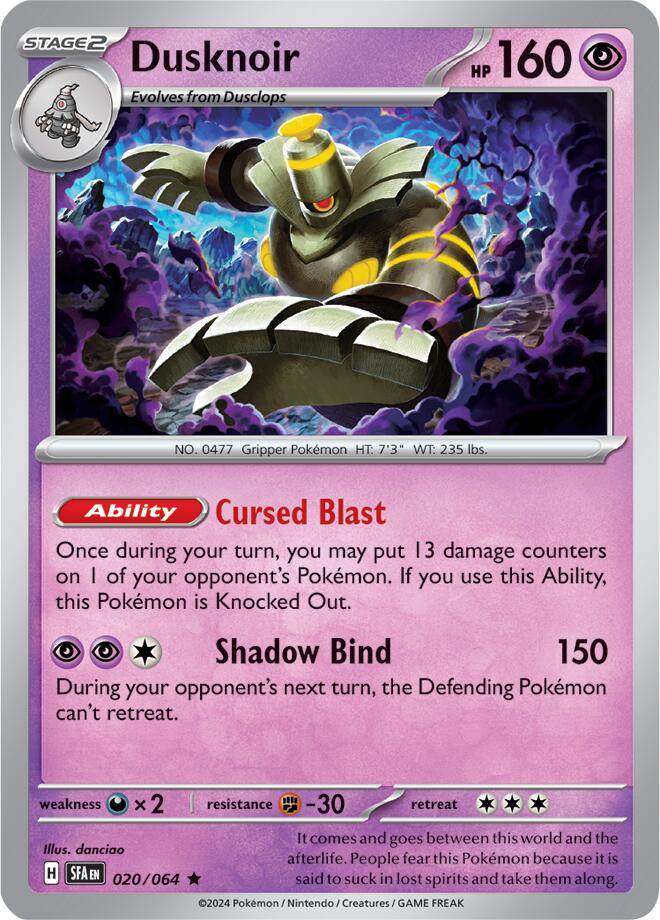 Dusknoir (020/064) [Scarlet & Violet: Shrouded Fable] | Event Horizon Hobbies CA