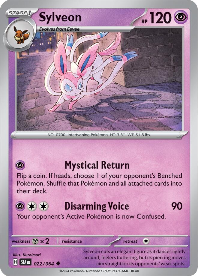 Sylveon (022/064) [Scarlet & Violet: Shrouded Fable] | Event Horizon Hobbies CA