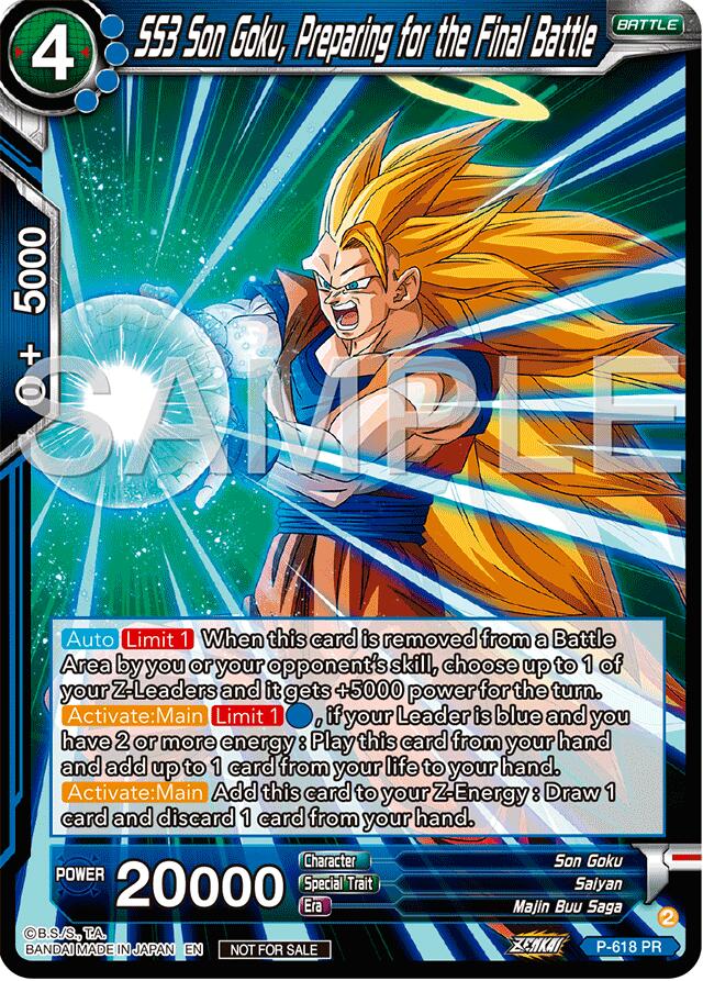 SS3 Son Goku, Preparing for the Final Battle (Deluxe Pack 2024 Vol.2) (P-618) [Promotion Cards] | Event Horizon Hobbies CA