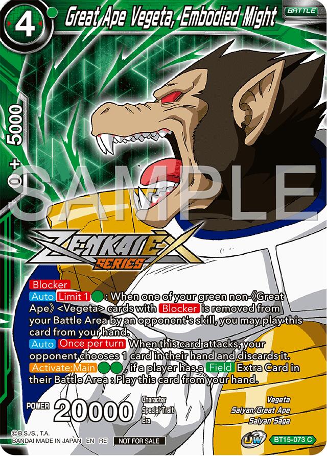 Great Ape Vegeta, Embodied Might (Event Pack 15) (BT15-073) [Promotion Cards] | Event Horizon Hobbies CA