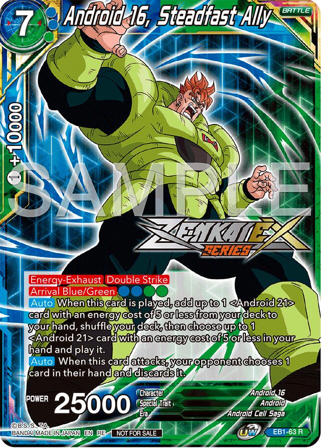 Android 16, Steadfast Ally (Event Pack 15) (EB1-63) [Promotion Cards] | Event Horizon Hobbies CA