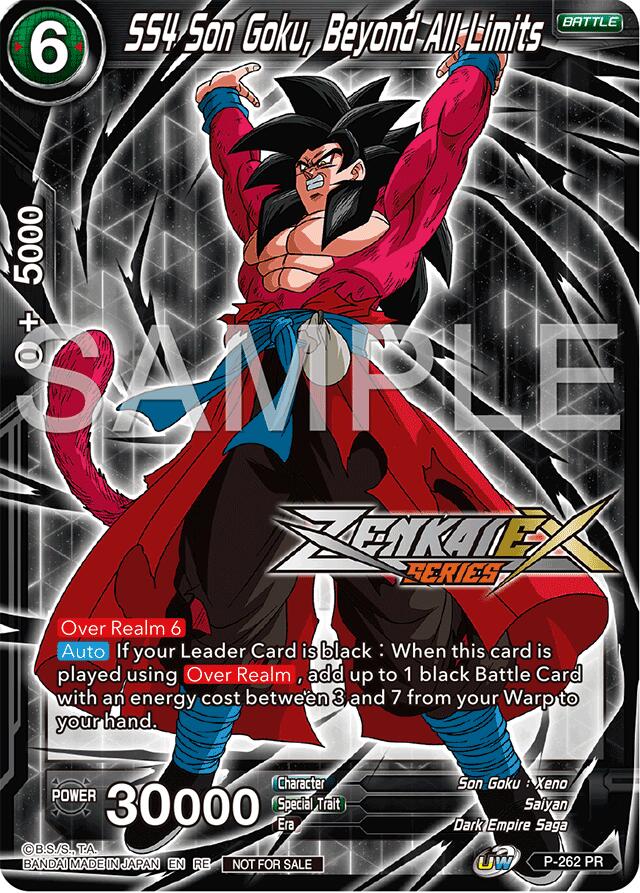 SS4 Son Goku, Beyond All Limits (Event Pack 15) (P-262) [Promotion Cards] | Event Horizon Hobbies CA