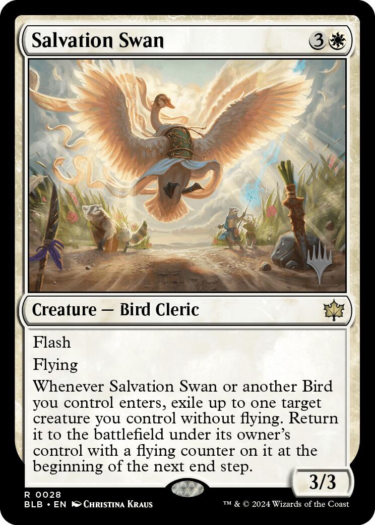 Salvation Swan (Promo Pack) [Bloomburrow Promos] | Event Horizon Hobbies CA