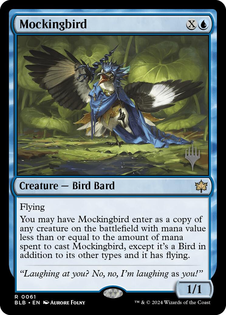 Mockingbird (Promo Pack) [Bloomburrow Promos] | Event Horizon Hobbies CA