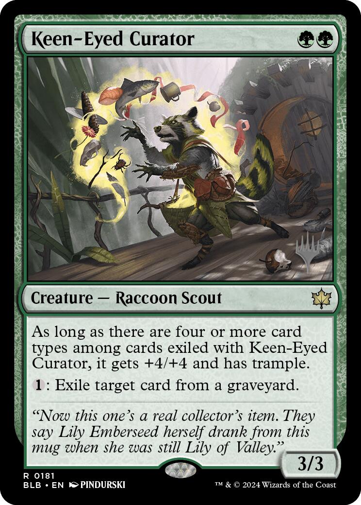 Keen-Eyed Curator (Promo Pack) [Bloomburrow Promos] | Event Horizon Hobbies CA