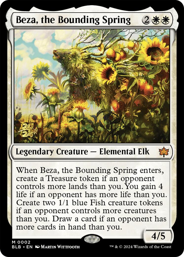 Beza, the Bounding Spring [Bloomburrow Prerelease Promos] | Event Horizon Hobbies CA