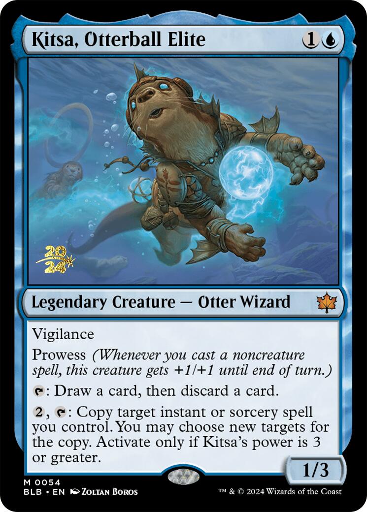 Kitsa, Otterball Elite [Bloomburrow Prerelease Promos] | Event Horizon Hobbies CA