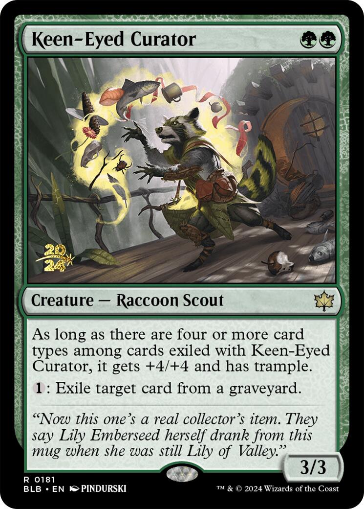 Keen-Eyed Curator [Bloomburrow Prerelease Promos] | Event Horizon Hobbies CA