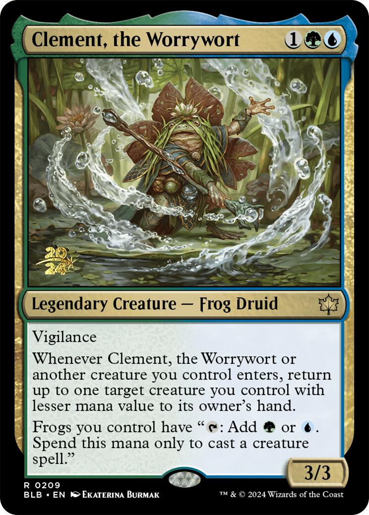 Clement, the Worrywort [Bloomburrow Prerelease Promos] | Event Horizon Hobbies CA