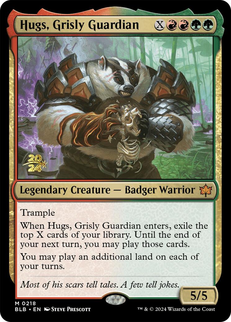 Hugs, Grisly Guardian [Bloomburrow Prerelease Promos] | Event Horizon Hobbies CA