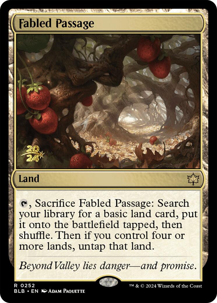 Fabled Passage [Bloomburrow Prerelease Promos] | Event Horizon Hobbies CA