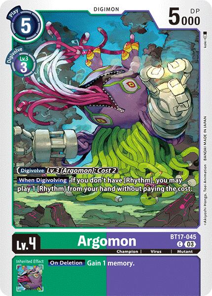 Argomon [BT17-045] - BT17-045 [Secret Crisis] | Event Horizon Hobbies CA