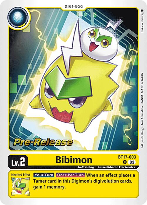 Bibimon [BT17-003] [Secret Crisis Pre-Release Cards] | Event Horizon Hobbies CA