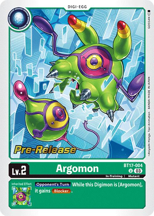 Argomon [BT17-004] [Secret Crisis Pre-Release Cards] | Event Horizon Hobbies CA