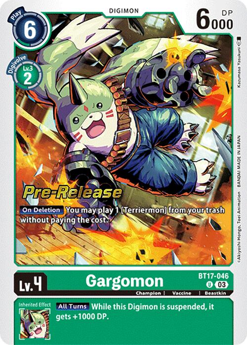 Gargomon [BT17-046] [Secret Crisis Pre-Release Cards] | Event Horizon Hobbies CA